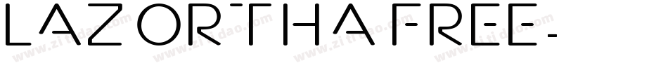 Lazortha Free字体转换